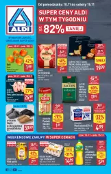 Gazetka promocyjna Aldi - Pełna oferta - Gazetka - ważna od 15.11 do 15.11.2025 - strona 1 - produkty: Kurczak, Parówki sokoliki, Kujawski, Sok, Ser, Gra, Kapcie, Królewski, Sokołów, Jaja, Parówki, Kawa mielona, Kawa, Kaki, Miód, Babka, POLMLEK, Jacobs, Masło, Olej, Fa
