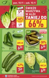 Gazetka promocyjna Aldi - Pełna oferta - Gazetka - ważna od 15.11 do 15.11.2025 - strona 4 - produkty: Warzywa, Sałat