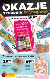 Gazetka promocyjna Biedronka - Gazetka - ważna od 10.08 do 10.08.2024 - strona 1 - produkty: Kapcie, Pościel, Kret