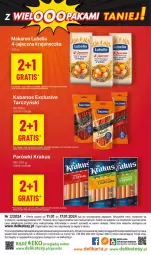 Gazetka promocyjna Delikatesy Centrum - Dyskontowe ceny w Delikatesach Centrum - Gazetka - ważna od 17.01 do 17.01.2024 - strona 25 - produkty: Lubella, Makaron, Krakus, Bell, Parówki, Tarczyński, Bella, Kabanos