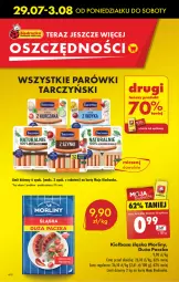 Gazetka promocyjna Biedronka - Od poniedzialku - Gazetka - ważna od 03.08 do 03.08.2024 - strona 4 - produkty: Parówki, Morliny, Kiełbasa, Kiełbasa śląska