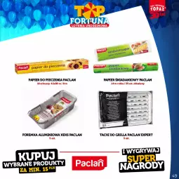 Gazetka promocyjna Topaz - Gazetka - Gazetka - ważna od 15.10 do 15.10.2023 - strona 49 - produkty: Piec, Gry, Papier, Danio, Papier do pieczenia, Grill