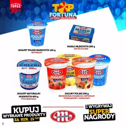 Gazetka promocyjna Topaz - Gazetka - Gazetka - ważna od 15.10 do 15.10.2023 - strona 8 - produkty: Jogurt naturalny, Gry, Jogurt, Mlekovita, Masło, Mleko