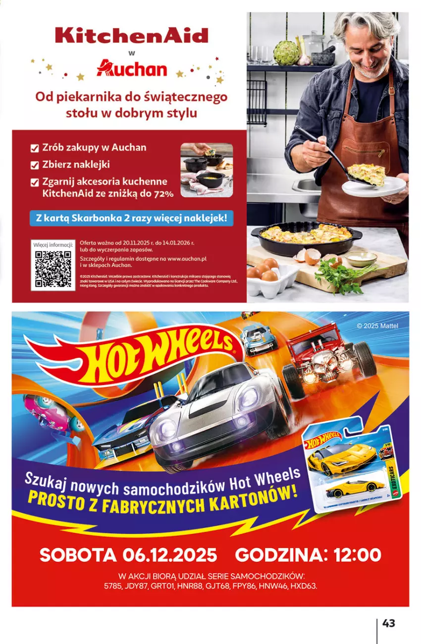 Gazetka promocyjna Auchan - Święta jak babcię kocham Hipermarket - ważna 04.12 do 10.12.2025 - strona 43 - produkty: Mattel