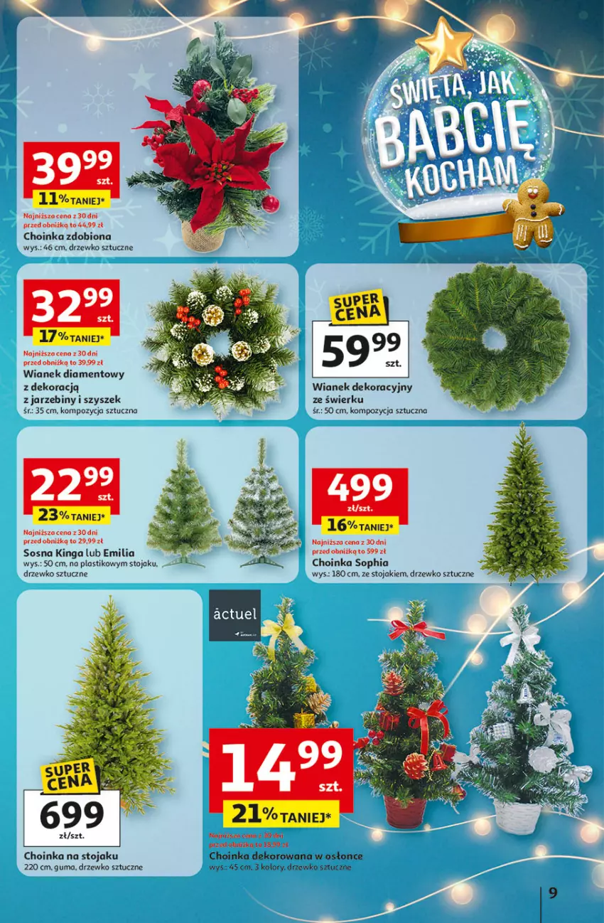 Gazetka promocyjna Auchan - Święta jak babcię kocham Hipermarket - ważna 04.12 do 10.12.2025 - strona 9 - produkty: Choinka, Inka, Sos, Stojak
