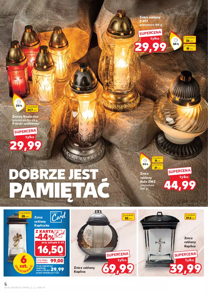 Gazetka promocyjna Kaufland - Kaufland - ważna 19.09 do 06.11.2024 - strona 6 - produkty: Gra, Mięta, Rama, Sok, Znicz