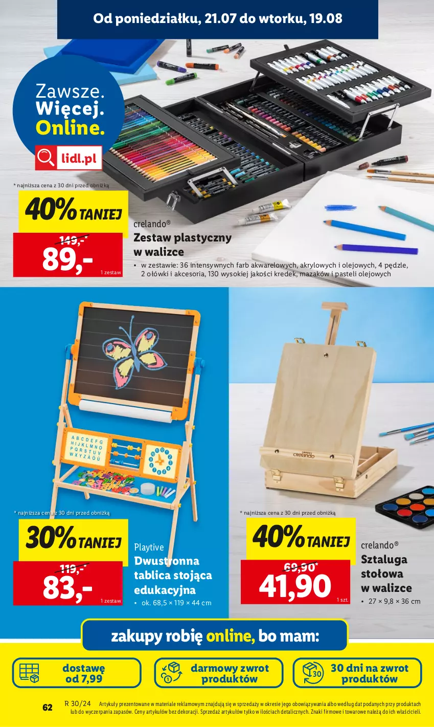 Gazetka promocyjna Lidl - KATALOG GOTOWI DO SZKOŁY - ważna 21.07 do 30.08.2025 - strona 64 - produkty: Fa, Olej, Sok
