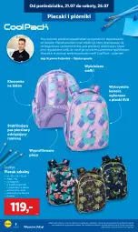 Gazetka promocyjna Lidl - KATALOG GOTOWI DO SZKOŁY - Gazetka - ważna od 30.08 do 30.08.2025 - strona 10 - produkty: Por, Organizer, Piórnik, Tera, Plecak, Waga
