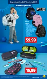 Gazetka promocyjna Lidl - KATALOG GOTOWI DO SZKOŁY - Gazetka - ważna od 30.08 do 30.08.2025 - strona 15 - produkty: Por, Piórnik, Plecak, Waga