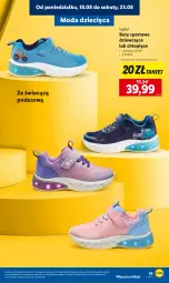 Gazetka promocyjna Lidl - KATALOG GOTOWI DO SZKOŁY - Gazetka - ważna od 30.08 do 30.08.2025 - strona 61 - produkty: Por, Buty, Sport, Moda, Dzieci