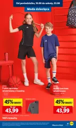 Gazetka promocyjna Lidl - KATALOG GOTOWI DO SZKOŁY - Gazetka - ważna od 30.08 do 30.08.2025 - strona 63 - produkty: Por, Szorty, T-shirt, Adidas, Sport, Moda, Dzieci