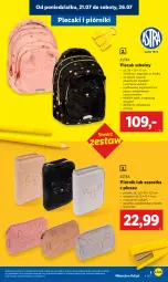 Gazetka promocyjna Lidl - KATALOG GOTOWI DO SZKOŁY - Gazetka - ważna od 30.08 do 30.08.2025 - strona 7 - produkty: Organizer, Piórnik, Plecak