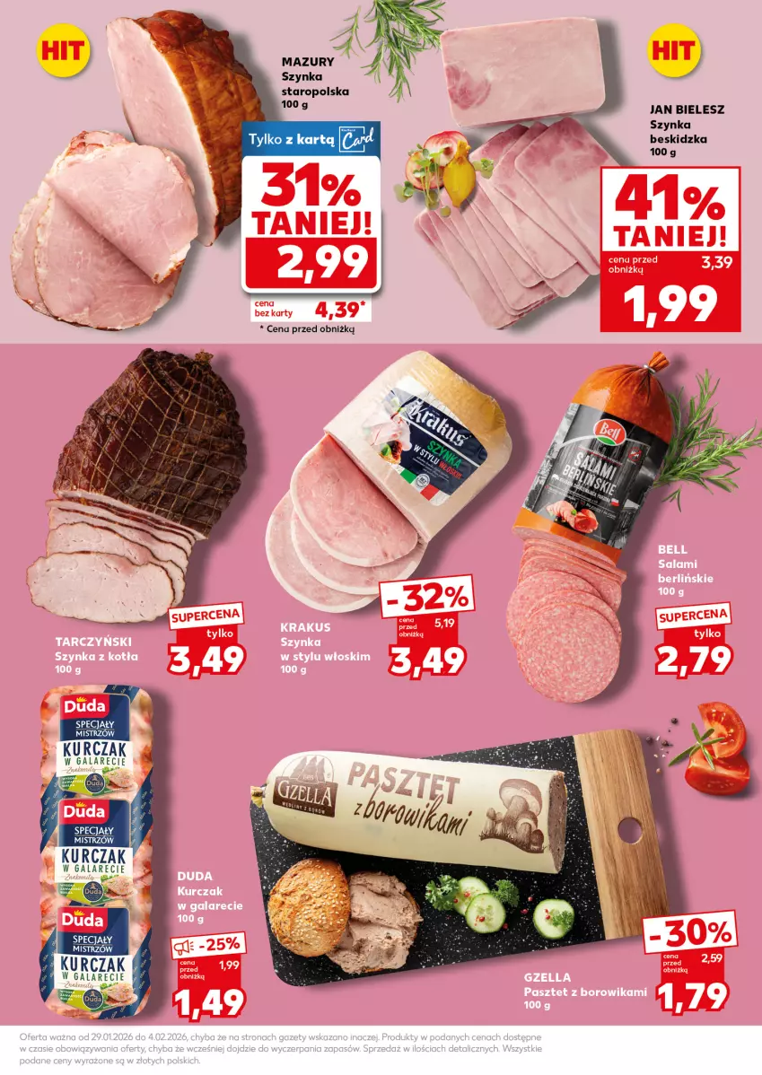 Gazetka promocyjna Kaufland - Mocny Start - ważna 02.02 do 04.02.2026 - strona 11 - produkty: Gala, Kurczak, Szynka