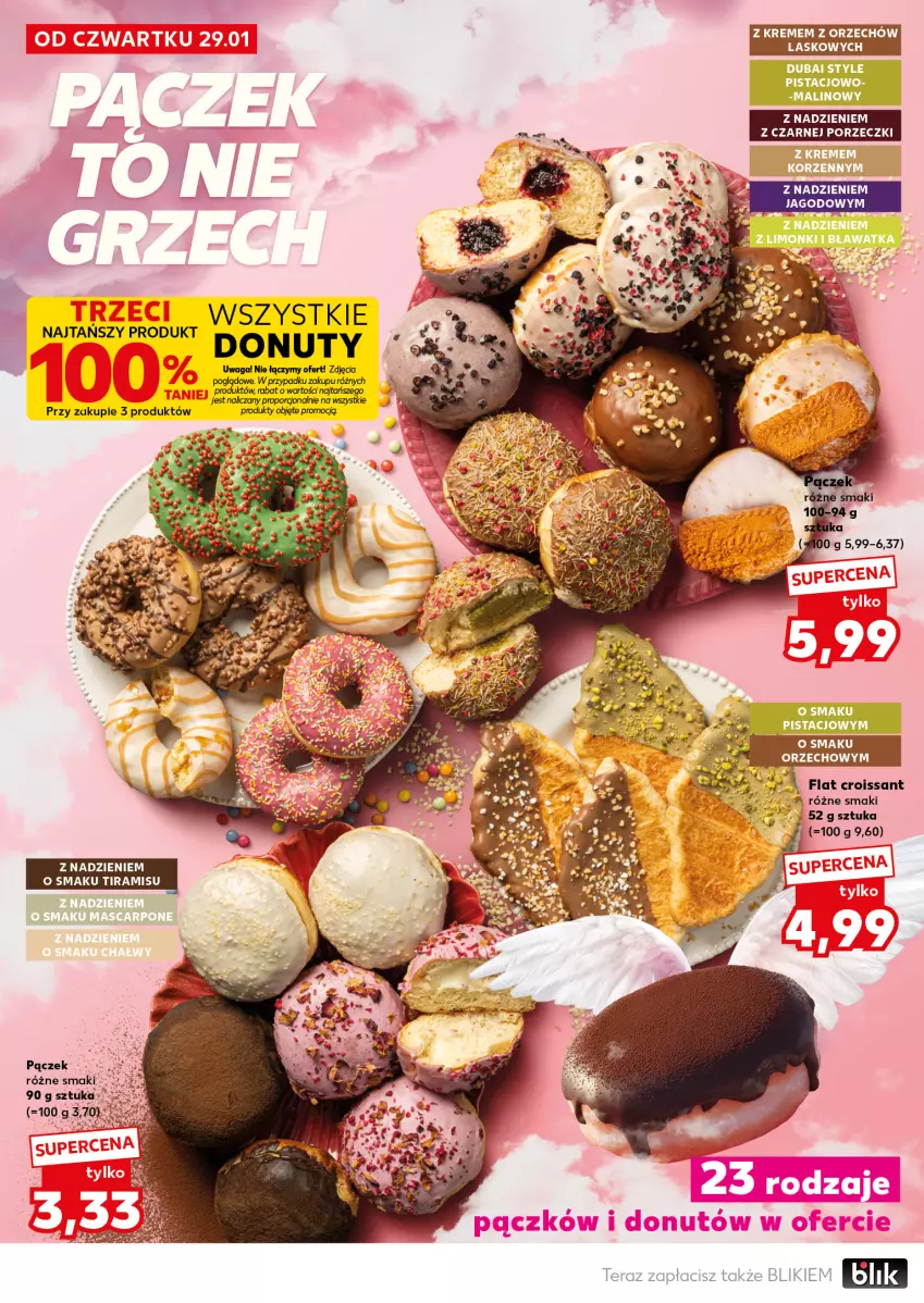 Gazetka promocyjna Kaufland - Mocny Start - ważna 02.02 do 04.02.2026 - strona 14 - produkty: Croissant, Donut, Nuty, Pączek, Por, Tera, Waga