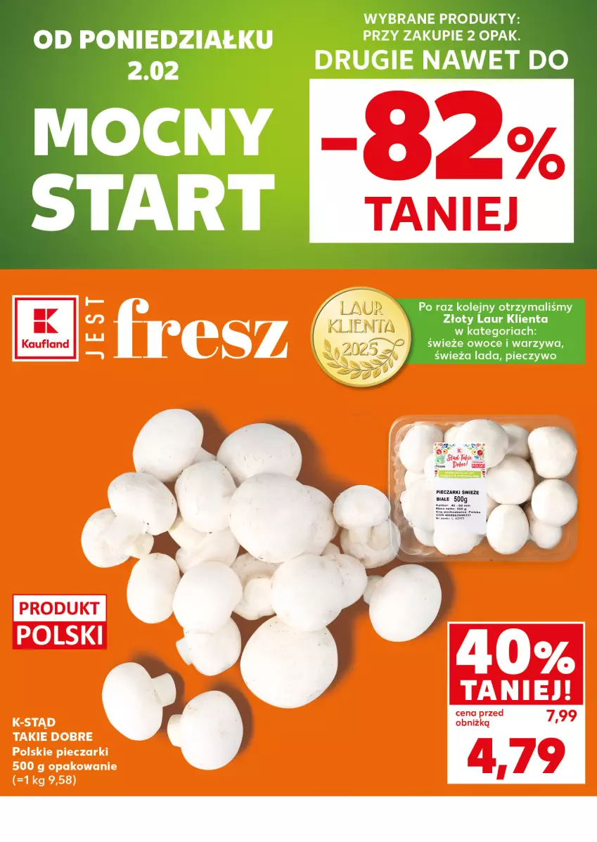 Gazetka promocyjna Kaufland - Mocny Start - ważna 02.02 do 04.02.2026 - strona 2 - produkty: Laur, Olej, Owoce, Piec, Pieczywo, Warzywa