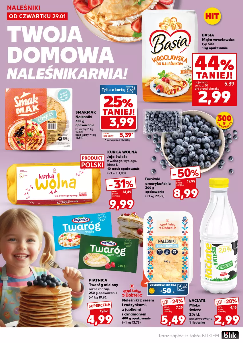 Gazetka promocyjna Kaufland - Mocny Start - ważna 02.02 do 04.02.2026 - strona 20 - produkty: Jabłka, Mąka, Mleko, Naleśniki, Piątnica, Ser, Twaróg