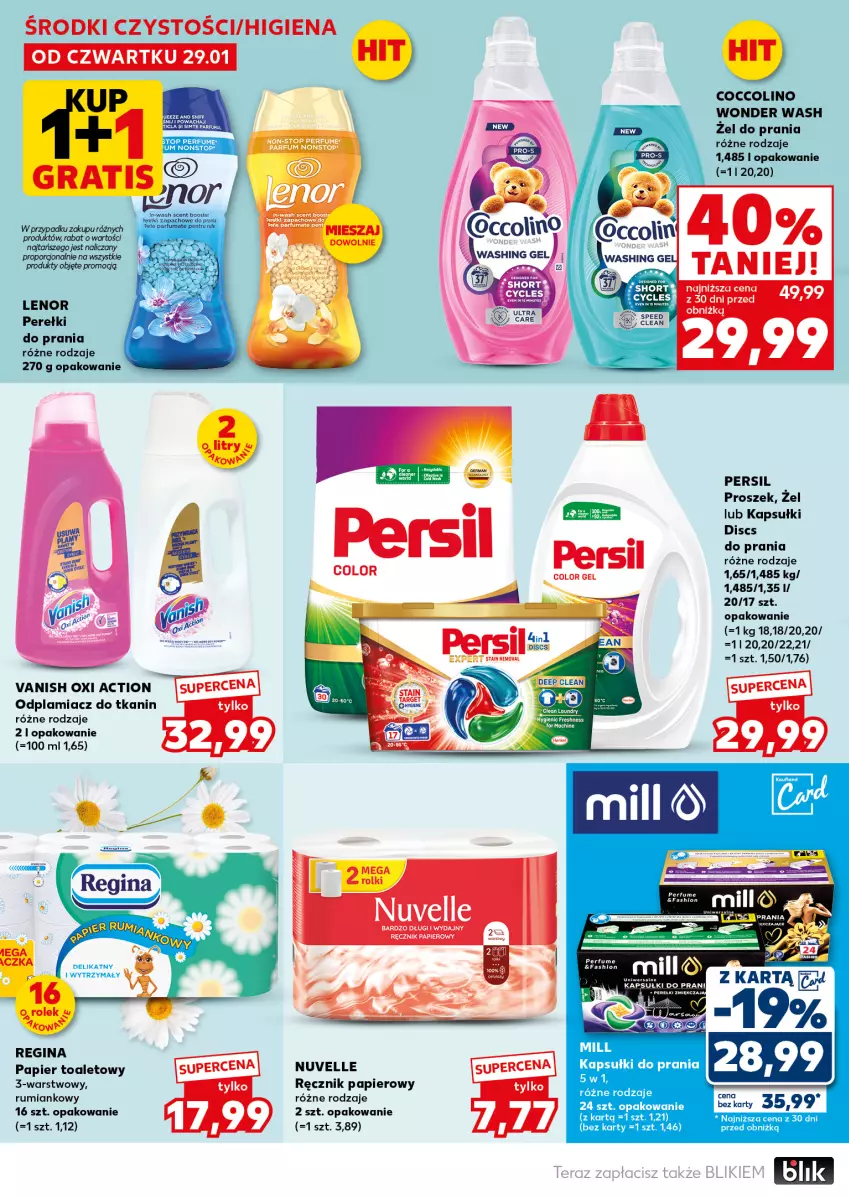 Gazetka promocyjna Kaufland - Mocny Start - ważna 02.02 do 04.02.2026 - strona 26 - produkty: Coccolino, Gin, Lenor, Milka, Odplamiacz, Papier, Papier toaletowy, Perfum, Persil, Por, Rum, Top, Vanish