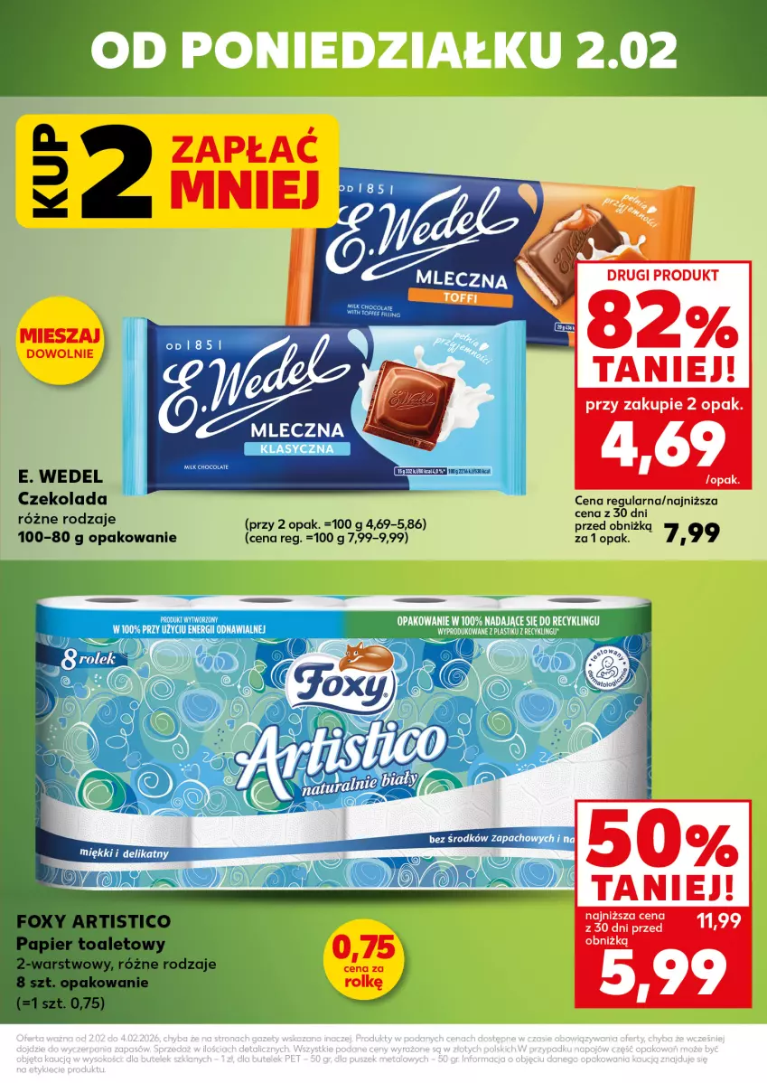 Gazetka promocyjna Kaufland - Mocny Start - ważna 02.02 do 04.02.2026 - strona 3 - produkty: Czekolada, E. Wedel