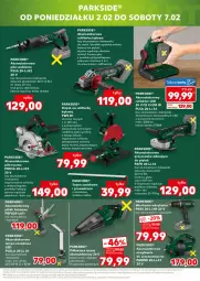 Gazetka promocyjna Kaufland - Mocny Start - Gazetka - ważna od 04.02 do 04.02.2026 - strona 29 - produkty: Piec, Parkside, Odkurzacz, Koc, Stojak, Reflektor LED, Szlifierka kątowa, Uchwyty, Tarka, Wkręt, Wkrętarka, Pilnik, Szyna, Szlifierka, Reflektor, Lampa, Oreo, Pokrywa, Akumulator, LG, Fa