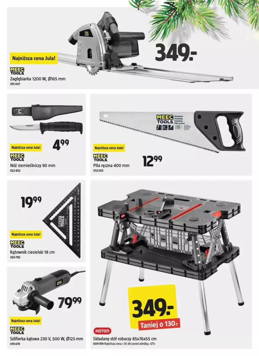 Gazetka promocyjna Jula - ważna 15.11 do 24.11.2024 - strona 5 - produkty: Stół, Szlifierka, Szlifierka kątowa