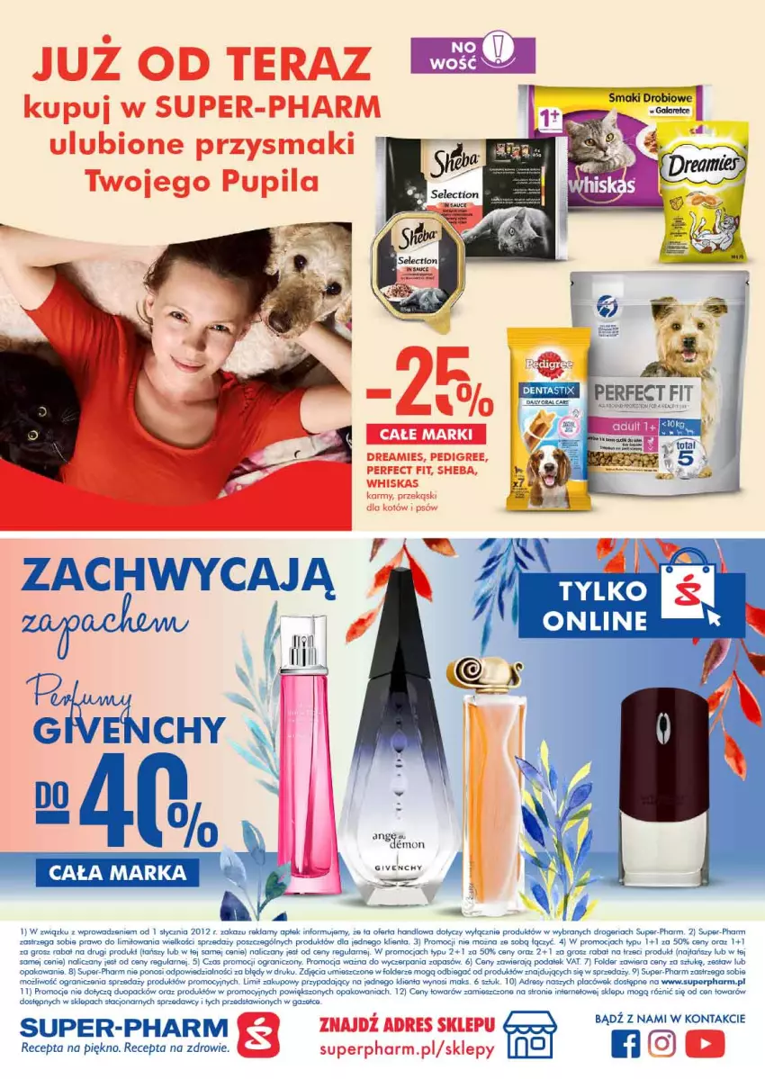 Gazetka promocyjna Super Pharm - Best Sellery - ważna 07.03 do 18.03.2021 - strona 24 - produkty: Dres, Fa, Gra, Pedigree, Przysmaki, Sheba, Sprzedawcy, Tera, Whiskas, Zdrowie