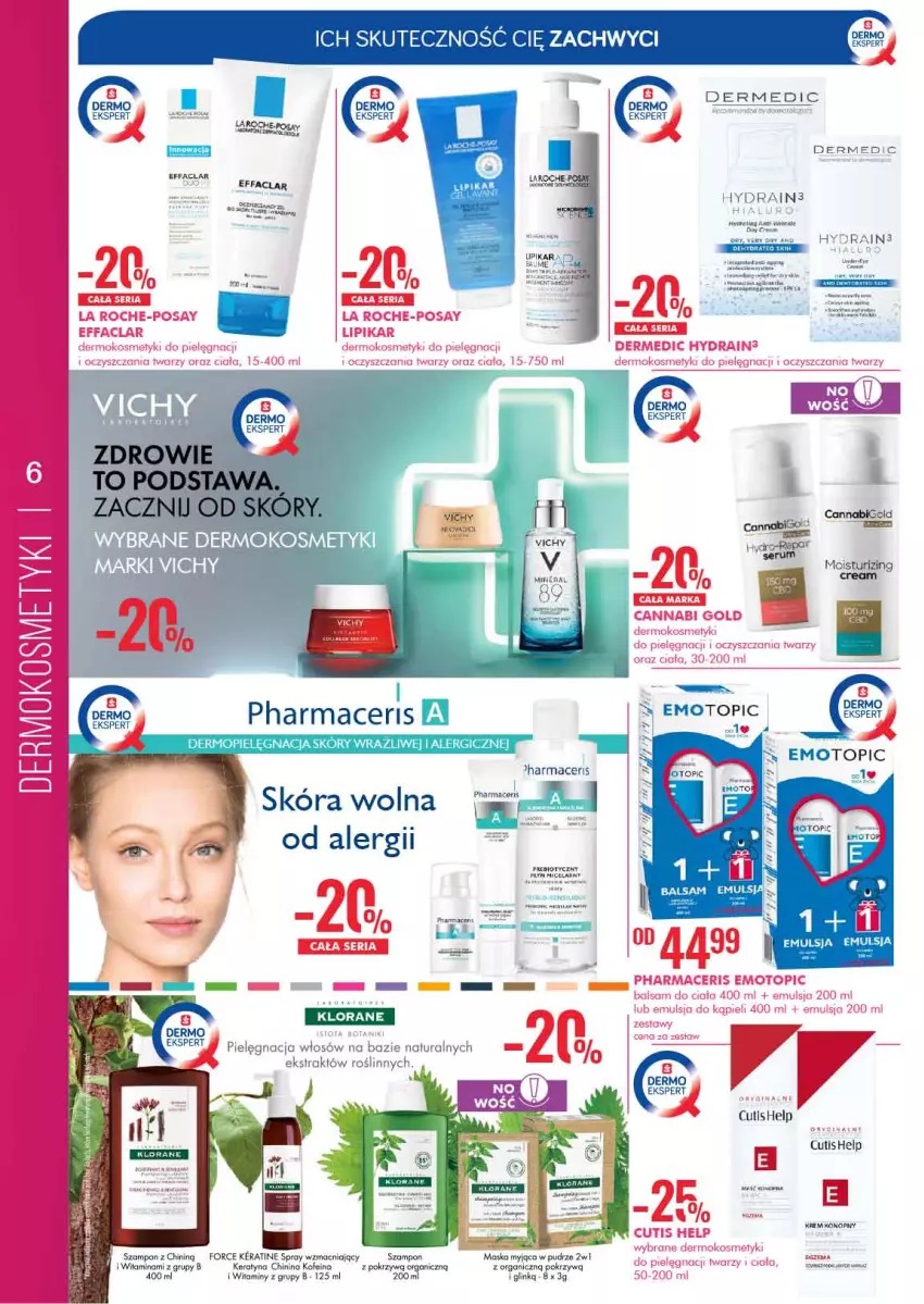 Gazetka promocyjna Super Pharm - Best Sellery - ważna 07.03 do 18.03.2021 - strona 6 - produkty: Acer, Dermedic, Emulsja, Fa, Kotek, LG, Maska, Parka, Pielęgnacja włosów, Ser, Szampon, Taft, Vichy