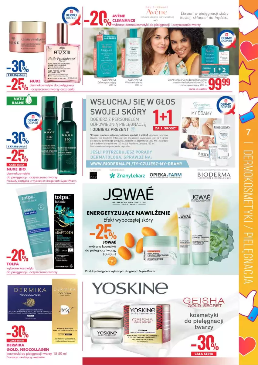 Gazetka promocyjna Super Pharm - Best Sellery - ważna 07.03 do 18.03.2021 - strona 7 - produkty: Atoderm, Bioderma, Delecta, Dermika, Fa, Gra, Kawa, Kosmetyki do pielęgnacji, Nuxe, Phyto, Por, Ser, Tołpa, Yoskine