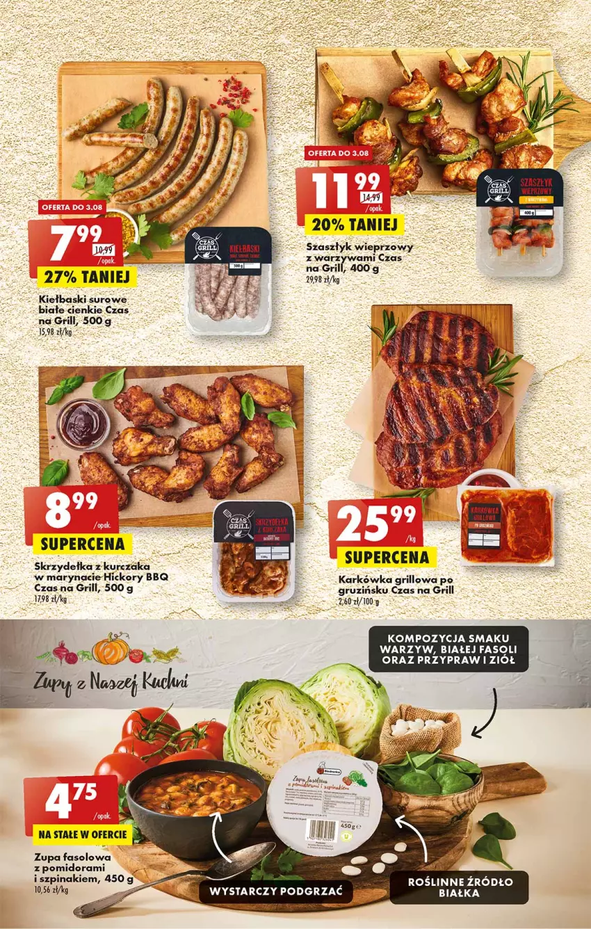 Gazetka promocyjna Biedronka - W tym tygodniu  PN - ważna 01.08 do 06.08.2022 - strona 15 - produkty: Fa, Grill, Koc, Szpinak, Zupa