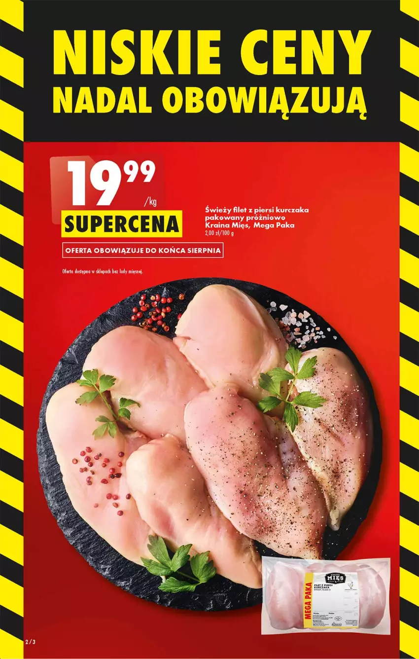 Gazetka promocyjna Biedronka - W tym tygodniu  PN - ważna 01.08 do 06.08.2022 - strona 2 - produkty: Filet z piersi kurczaka, Kurczak, Ser