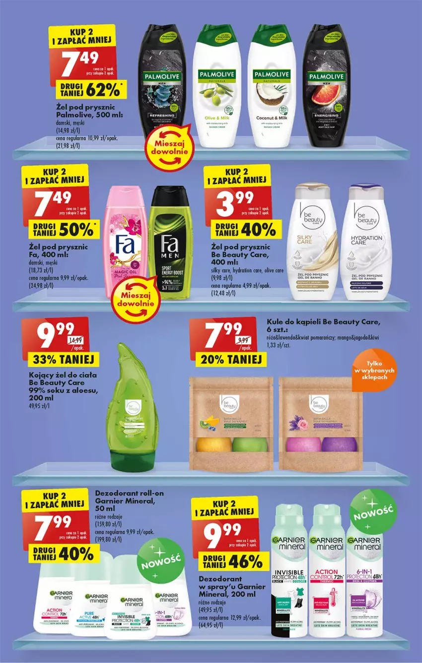 Gazetka promocyjna Biedronka - W tym tygodniu  PN - ważna 01.08 do 06.08.2022 - strona 37 - produkty: Be Be, Control, Dezodorant, Fa, Garnier, Kiwi, Mango, Palmolive, Pur, Ser, Sok