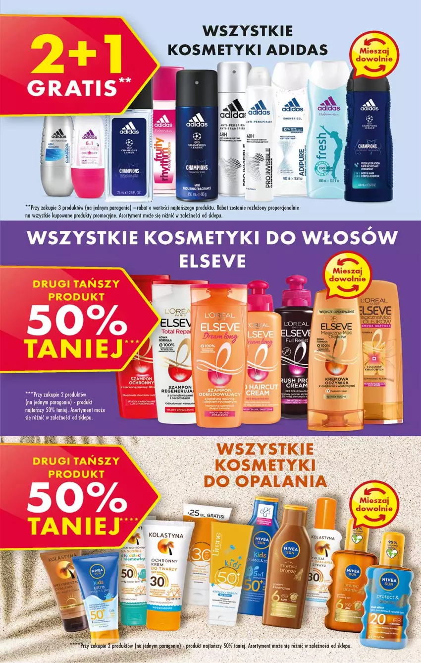 Gazetka promocyjna Biedronka - W tym tygodniu  PN - ważna 01.08 do 06.08.2022 - strona 39 - produkty: Adidas, Ba!, Dzieci, Elseve, Fa, LG, Odżywka, Por, Pur, Sok, Szampon