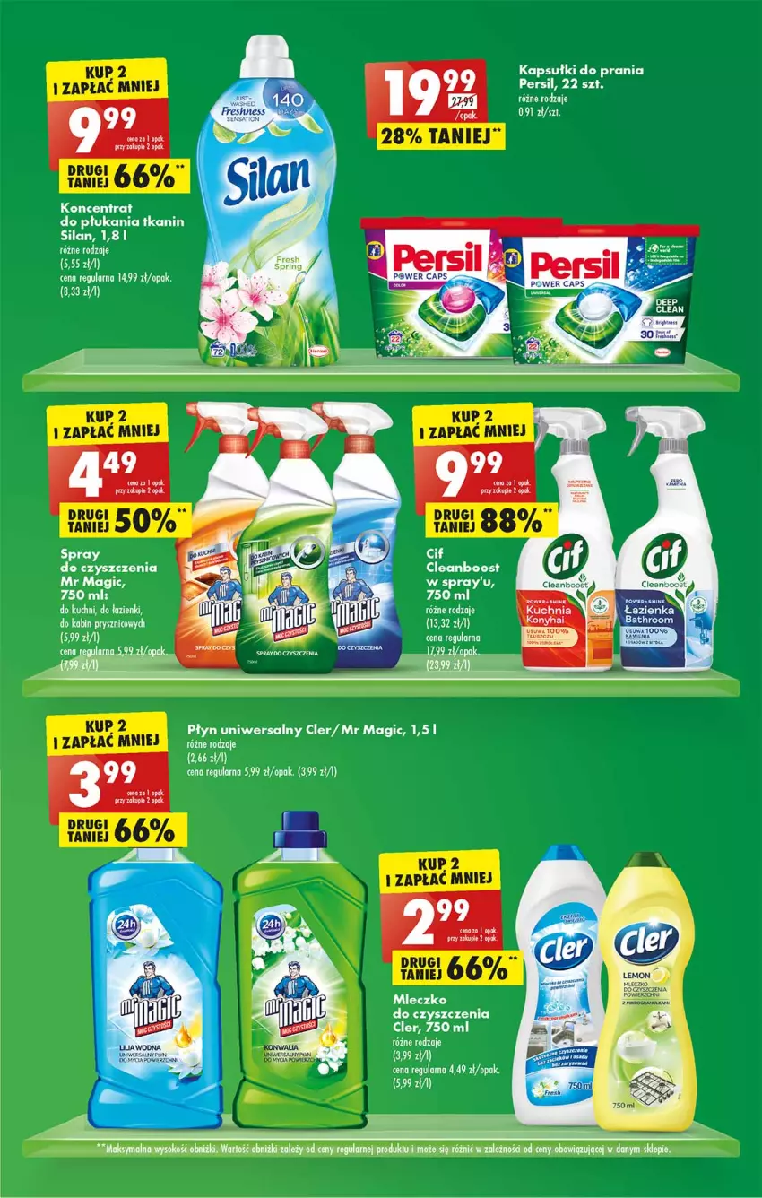 Gazetka promocyjna Biedronka - W tym tygodniu  PN - ważna 01.08 do 06.08.2022 - strona 43 - produkty: Cif, Kapsułki do prania, Kuchnia, Leon, Persil, Sok, Spray do czyszczenia