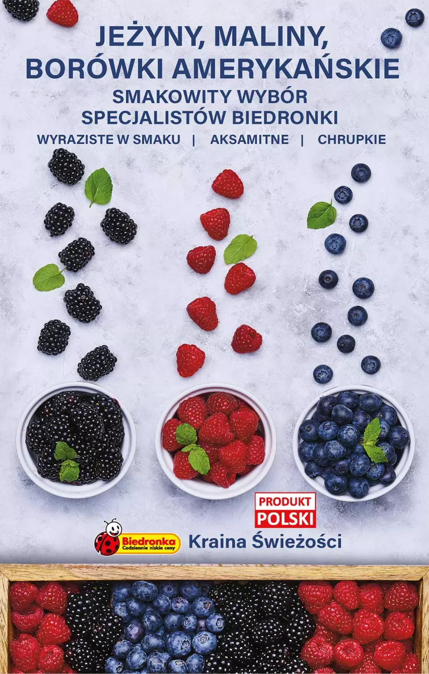 Gazetka promocyjna Biedronka - W tym tygodniu  PN - ważna 01.08 do 06.08.2022 - strona 52 - produkty: Aksam, Chrupki, Jeżyny, Maliny