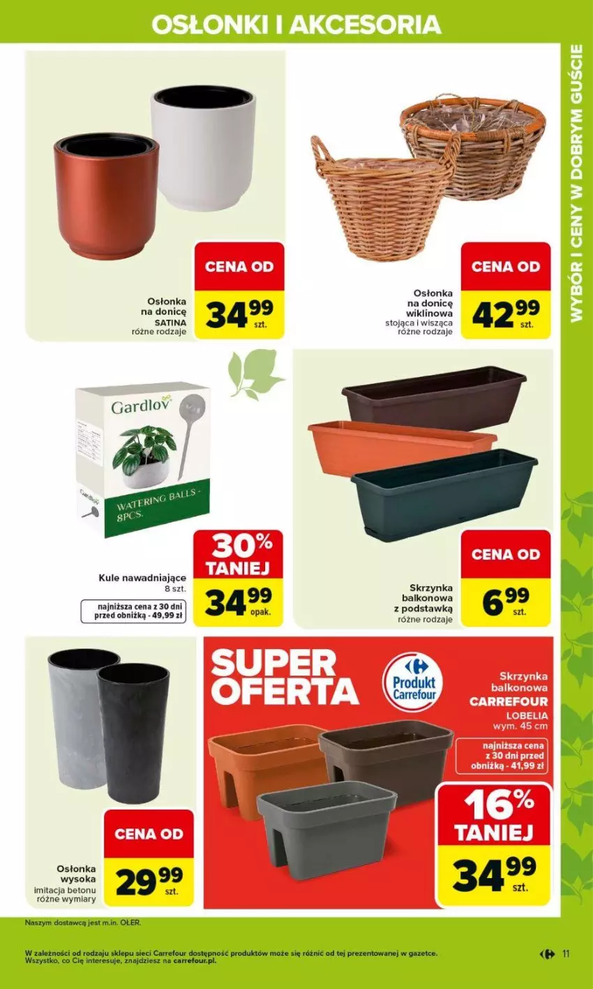 Gazetka promocyjna Carrefour - Gazetka Ogród, gdzie kwitnie życie - ważna 07.04 do 02.05.2026 - strona 11 - produkty: Osłonka, Sati, Sok