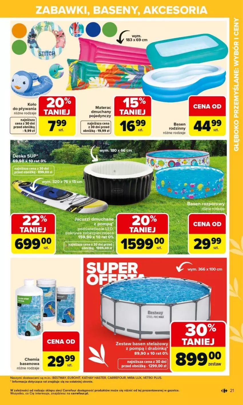 Gazetka promocyjna Carrefour - Gazetka Ogród, gdzie kwitnie życie - ważna 07.04 do 02.05.2026 - strona 21 - produkty: Materac, Materac dmuchany, Tera
