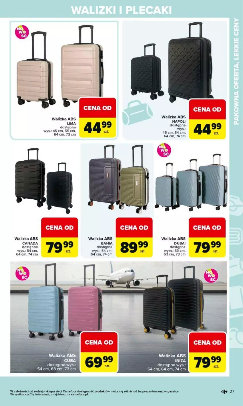 Gazetka promocyjna Carrefour - Gazetka Ogród, gdzie kwitnie życie - ważna 07.04 do 02.05.2026 - strona 27 - produkty: Walizka