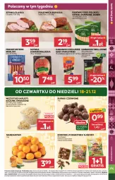 Gazetka promocyjna Stokrotka - Market - Gazetka - ważna od 21.12 do 21.12.2025 - strona 15 - produkty: Polędwica, Mandarynki, Warzywa, Gra, Parówki, Szynka, Tarczyński, Buraki, Morliny, Frankfurterki, Owoce, Kabanos, Obrus, Mięso