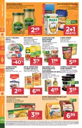 Gazetka promocyjna Stokrotka - Market - Gazetka - ważna od 21.12 do 21.12.2025 - strona 18 - produkty: Makaron, Oliwki zielone, Warzywa, Ryż, Mus, Gra, Cukier puder, Cukier, Królewski, Oliwki, Masa krówkowa, Puder, Danio, Owoce, Cenos, Delecta, Graal, Kamis, Mięso, Knorr, Musztarda