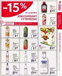 Gazetka promocyjna Selgros - Extra Oferta - Gazetka - ważna od 31.05 do 31.05.2021 - strona 23 - produkty: Sok pomarańczowy, Sok, Por, Absolut, Napoje, Fortuna, Sok jabłkowy, Wódka, Tymbark, Syrop, Alkohole, Syropy, Herbapol, Nektar, Grejpfrut, Hortex, LG