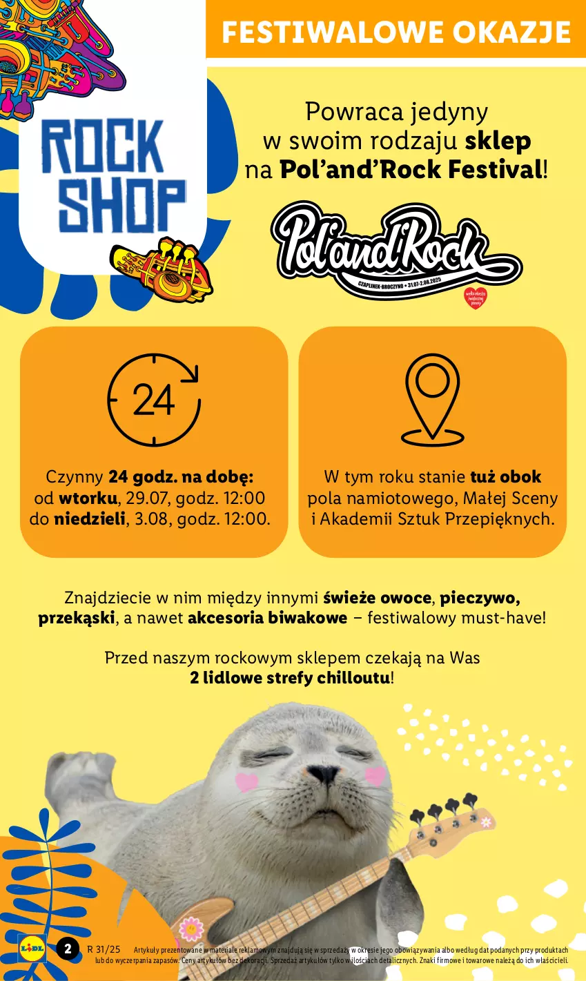 Gazetka promocyjna Lidl - GAZETKA - ważna 29.07 do 04.08.2025 - strona 2 - produkty: Dzieci, Mus, Namiot, Owoce, Piec, Pieczywo