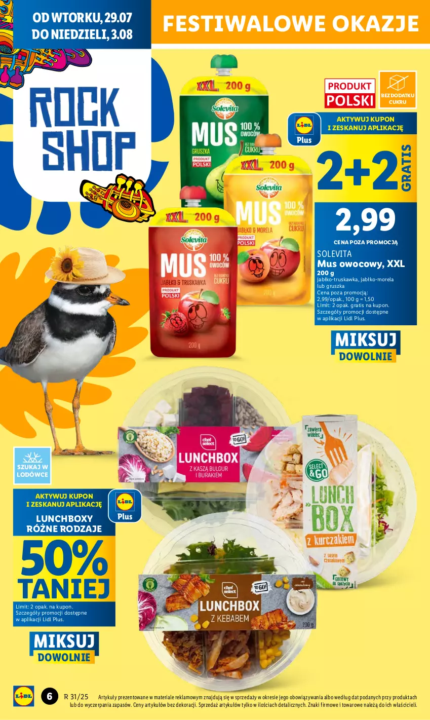 Gazetka promocyjna Lidl - GAZETKA - ważna 29.07 do 04.08.2025 - strona 6 - produkty: Gra, Morela, Mus