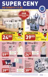 Gazetka promocyjna Aldi - COŚ w tym tygodniu - Gazetka - ważna od 11.02 do 11.02.2023 - strona 7 - produkty: Mop, Kapcie, T-shirt, Disney, Wełna, Torba, Bluza, Poduszka