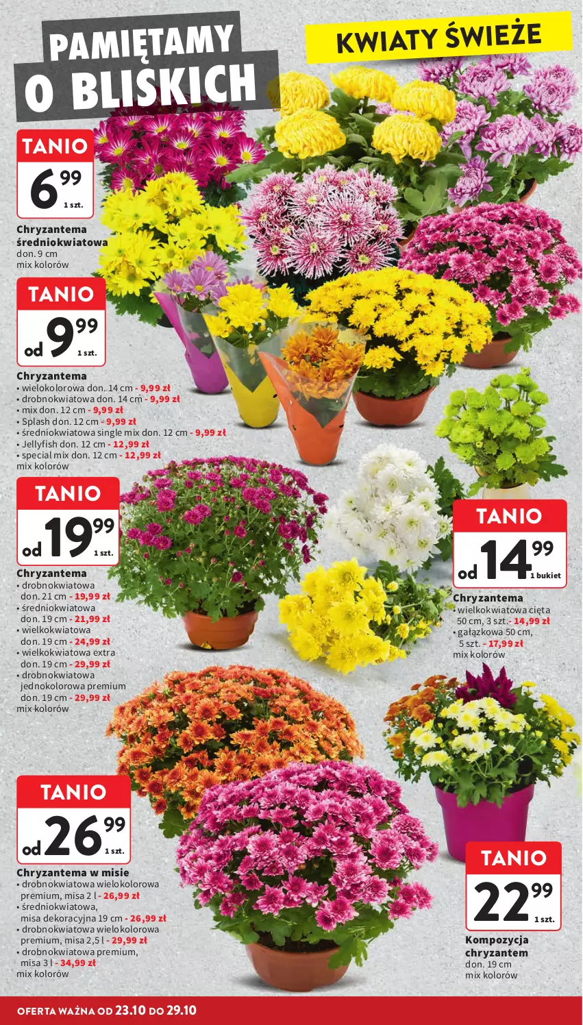 Gazetka promocyjna Intermarche - Gazetka promocyjna - ważna 23.10 do 29.10.2025 - strona 4 - produkty: Bukiet, Chryzantema, Mięta
