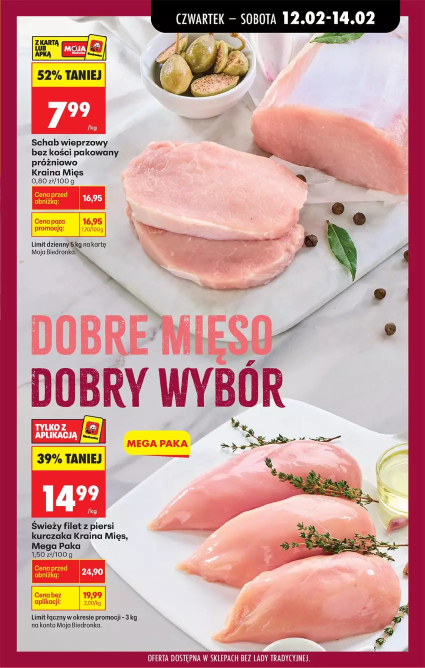 Gazetka promocyjna Biedronka - Gazetka - ważna 12.02 do 19.02.2026 - strona 41 - produkty: Filet z piersi kurczaka, Kurczak, Schab wieprzowy