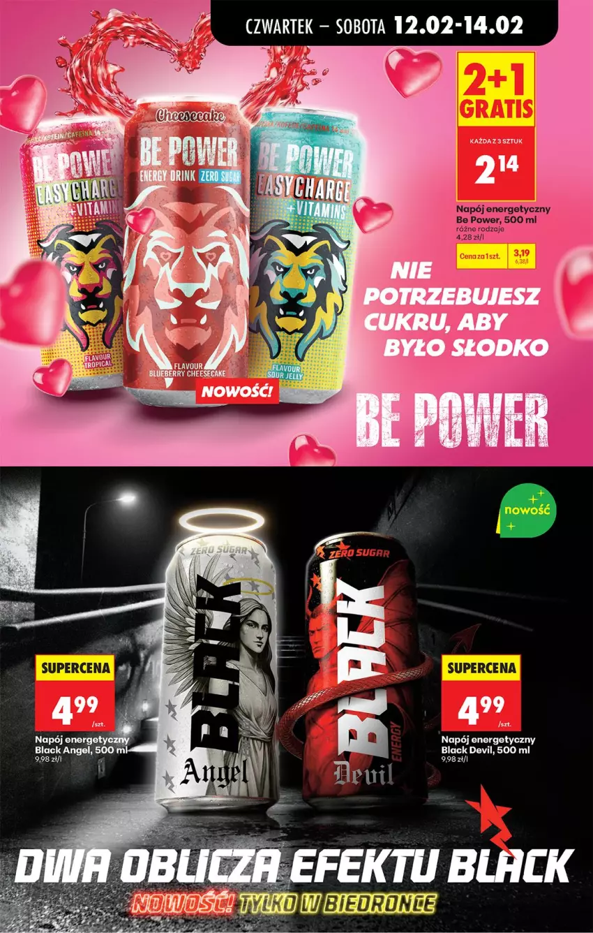 Gazetka promocyjna Biedronka - Gazetka - ważna 12.02 do 19.02.2026 - strona 65 - produkty: Gra, Lack, Napój, Napój energetyczny