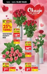 Gazetka promocyjna Biedronka - Gazetka - Gazetka - ważna od 19.02 do 19.02.2026 - strona 18 - produkty: Sok, Róża, Wazon, Bukiet