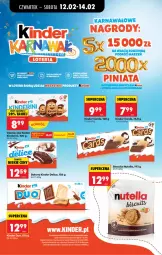 Gazetka promocyjna Biedronka - Gazetka - Gazetka - ważna od 19.02 do 19.02.2026 - strona 59 - produkty: Nutella, Sok, Ser, Baton, Kinder