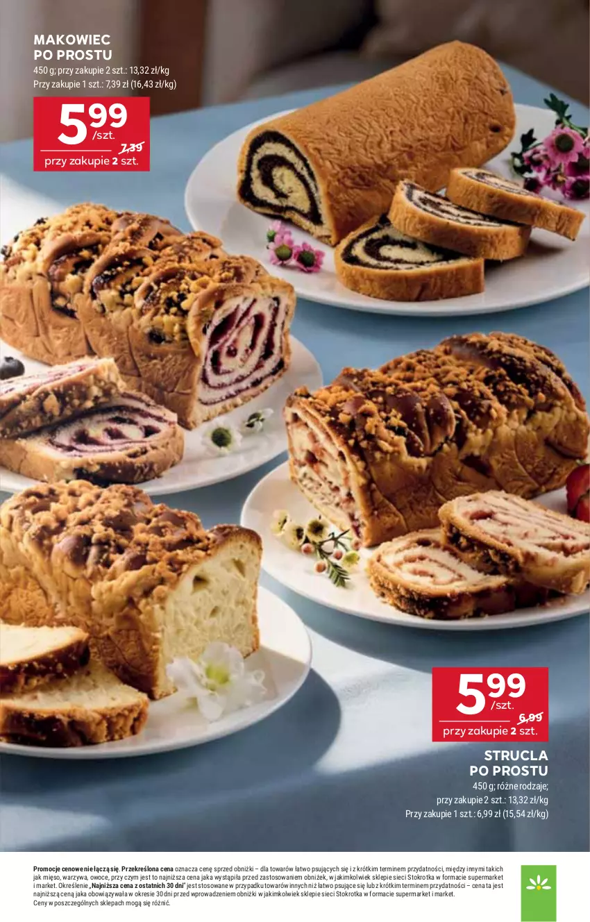 Gazetka promocyjna Stokrotka - Supermarket - ważna 02.04 do 08.04.2026 - strona 26 - produkty: HP, Makowiec, Strucla