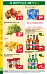 Gazetka promocyjna Stokrotka - Supermarket - Gazetka - ważna od 08.04 do 08.04.2026 - strona 4 - produkty: Piwa, Piwo, Warzywa, Por, Gra, Mleko w proszku, Kasztelan, Masa krówkowa, Cytryny, Tyskie, Warka, Perła, Optima, Winogrona, Owoce, Delecta, Wino, Mięso, Jabłka, Mleko