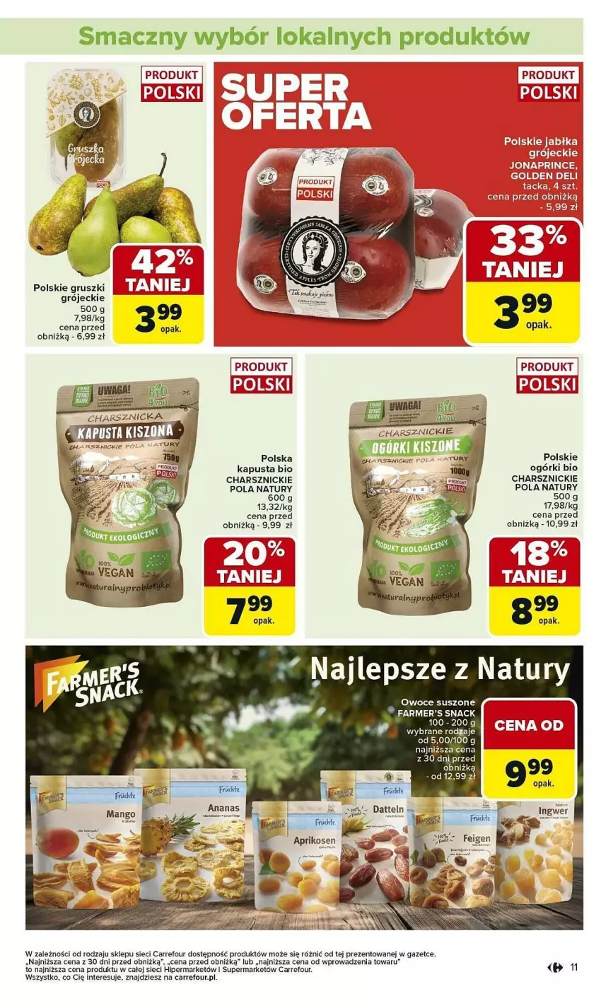 Gazetka promocyjna Carrefour - ważna 03.02 do 08.02.2025 - strona 3 - produkty: Fa, Gruszki, Owoce, Owoce suszone